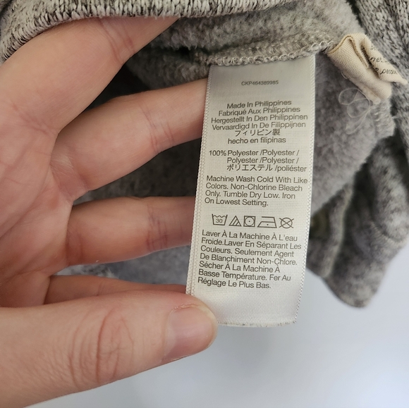 Madewell Grey Marled Knit Shacket Size S - Picture 6 of 8